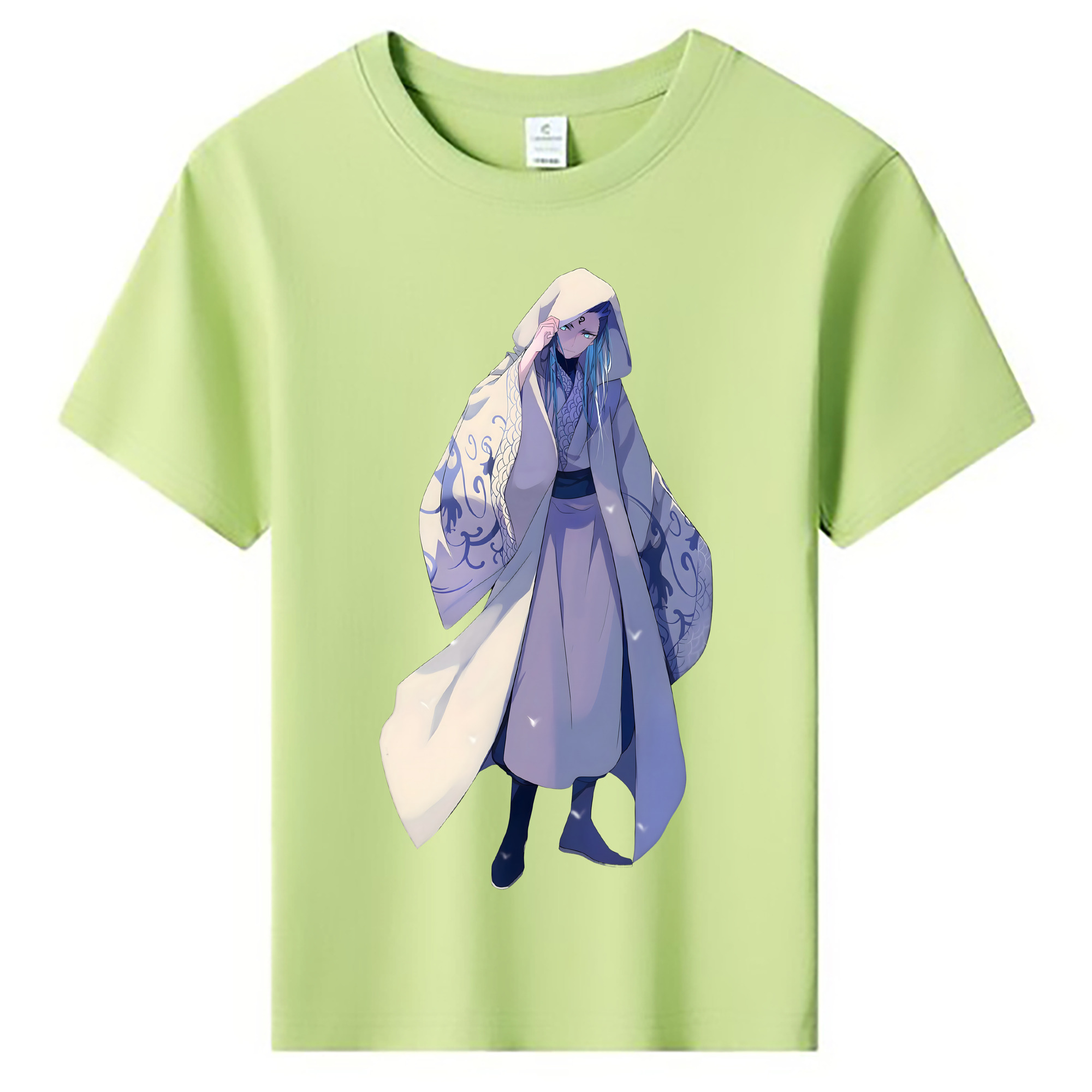 （画像用） Ne Zha 2 ナタ 魔童の大暴れ 綿100％キッズTシャツ（フロントプリント）